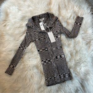 Patterned Long Sleeve Shirt